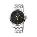 Teutonia IV Moonphase 41mm - Black on Bracelet