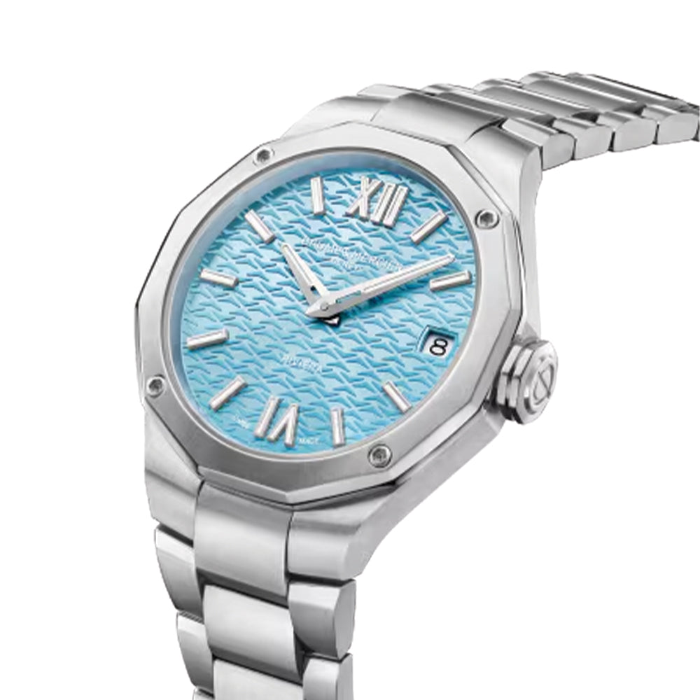 Riviera 10811 Quartz Date 33mm - Blue on Bracelet