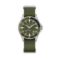 Khaki Navy Scuba Auto 40mm - Green on Green Strap