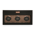Axis Triple Watch Winder With Storage - Copper