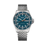 Ocean Star Tribute 40.5mm - Blue on Bracelet w/ Additional Fabric Strap