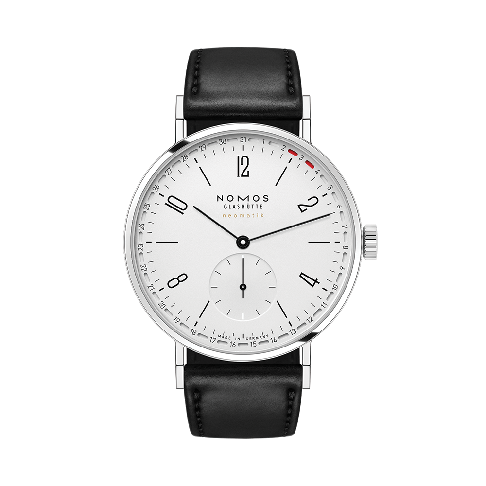 Tangente Neomatik Update 38.5mm - White on Leather Strap