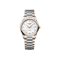 Master 5N Rose Gold Tow-Tone 34mm - White, Mother-of-Pearl, Diamond-Set on Bracelet