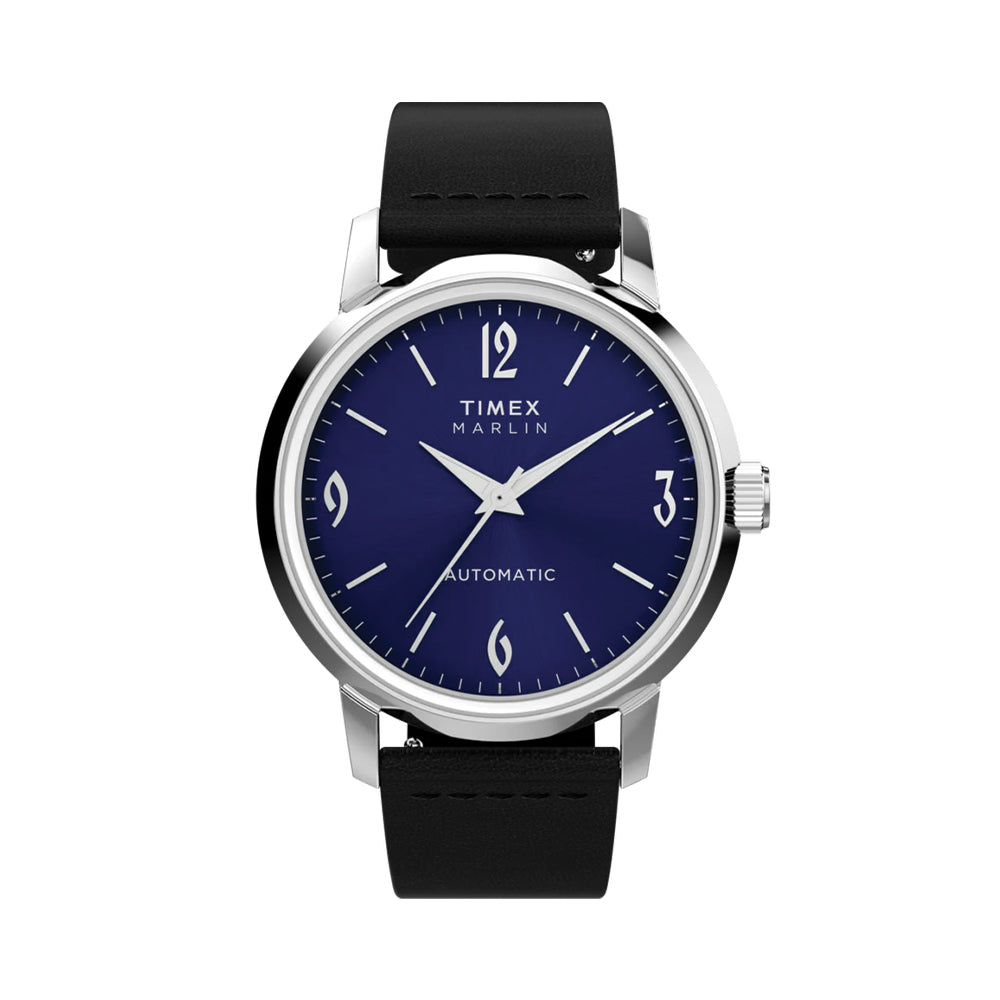 Marlin® Automatic 40mm - Blue on Leather Strap