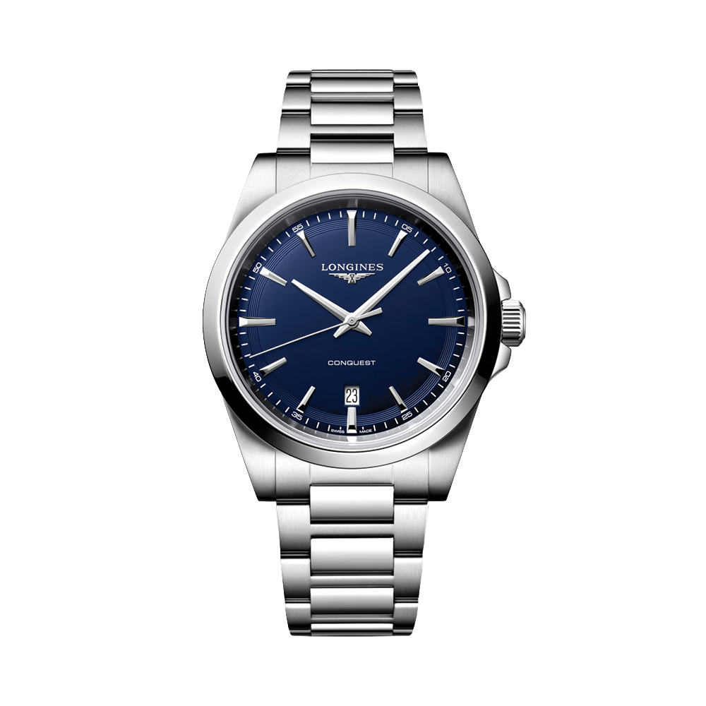 Conquest Quartz 41mm - Blue on Bracelet