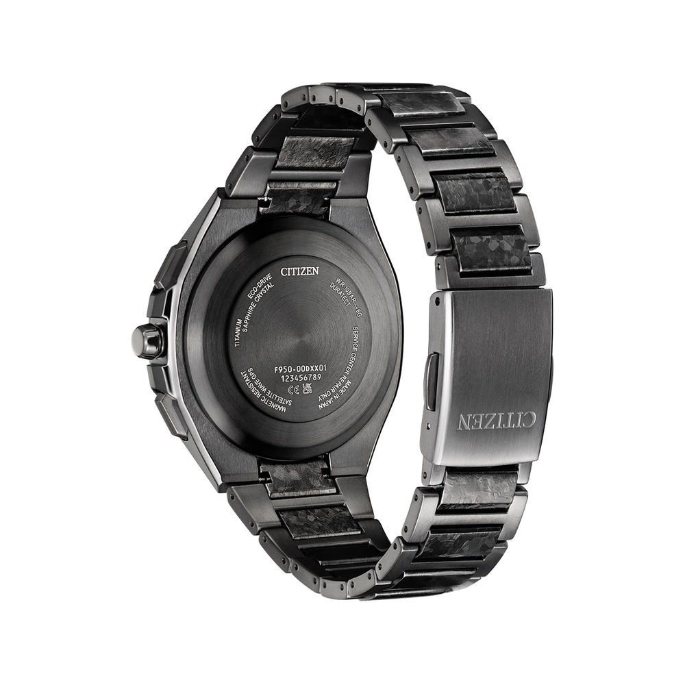 ATTESA Black Super Titanium 43.2mm - Black on Bracelet