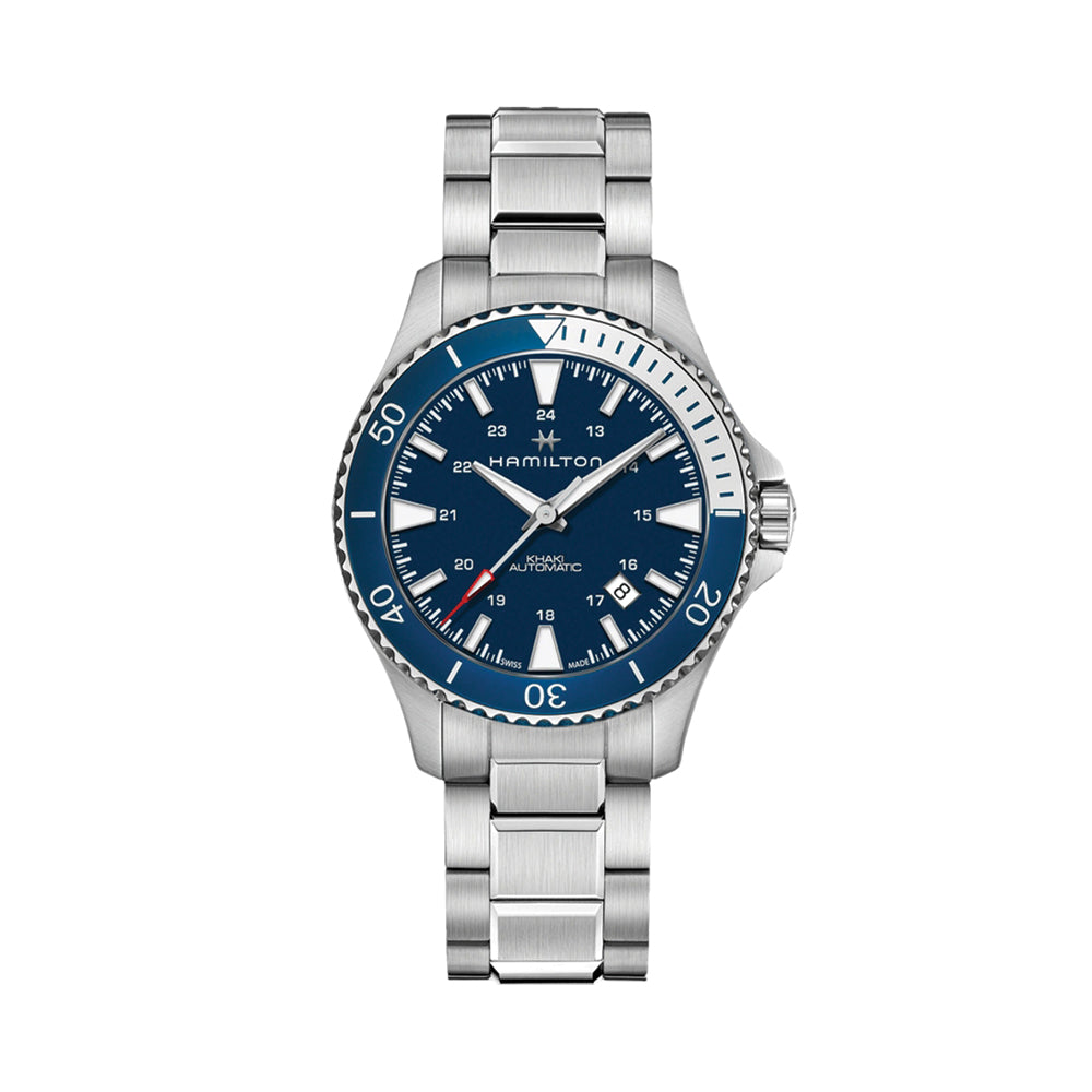 Khaki Navy Scuba Auto 40mm - Blue on Bracelet