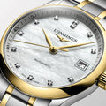 Master Collection Two-Tone 34mm - White, Mother-Of-Pearl on Bracelet
