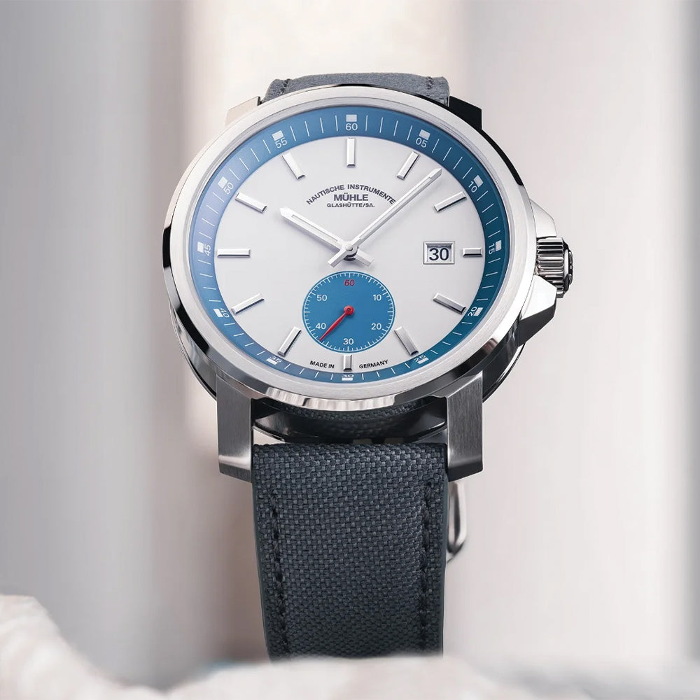29er Big Small Seconds Automatic 42.4mm - White on Fabric Strap