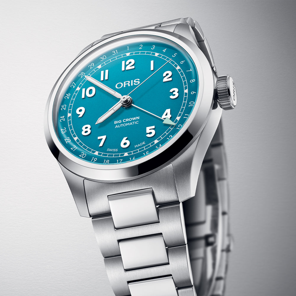 Big Crown Pointer Date 40mm - Blue on Bracelet