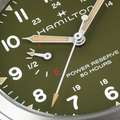 Khaki Field Power Reserve Mechanical 40mm Green on Bracelet