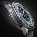Fifty Fathoms Brushed Titanium 42.3mm - Blue on Rubber Strap