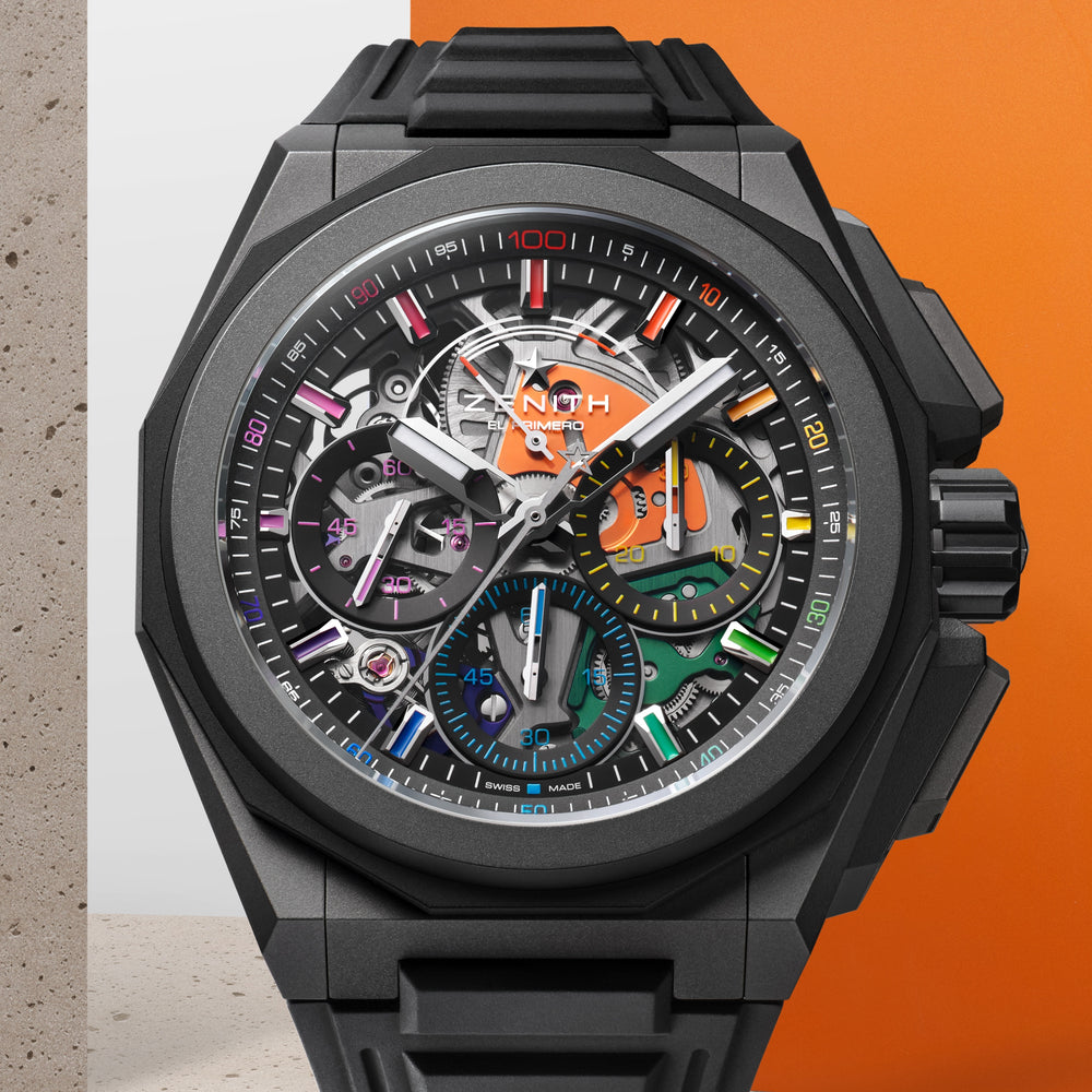 Defy Extreme Chroma Limited Edition 45mm - Black on Rubber Strap