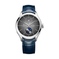 Clifton 10548 Baumatic COSC Day Date Moonphase 42mm - Grey on Leather Strap