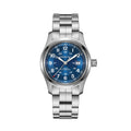 Khaki Field Auto Date 42mm - Blue on Bracelet