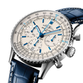 Navitimer B01 Chronograph 41mm - Silver on Leather Strap