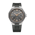 Riviera 10660 Titanium 42mm - Grey on Rubber Strap