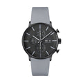 FORM A Chronoscope 42mm - Black on Leather Strap