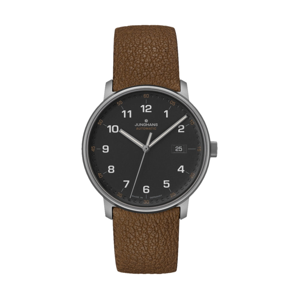 FORM A Titan 40mm - Black on Leather Strap