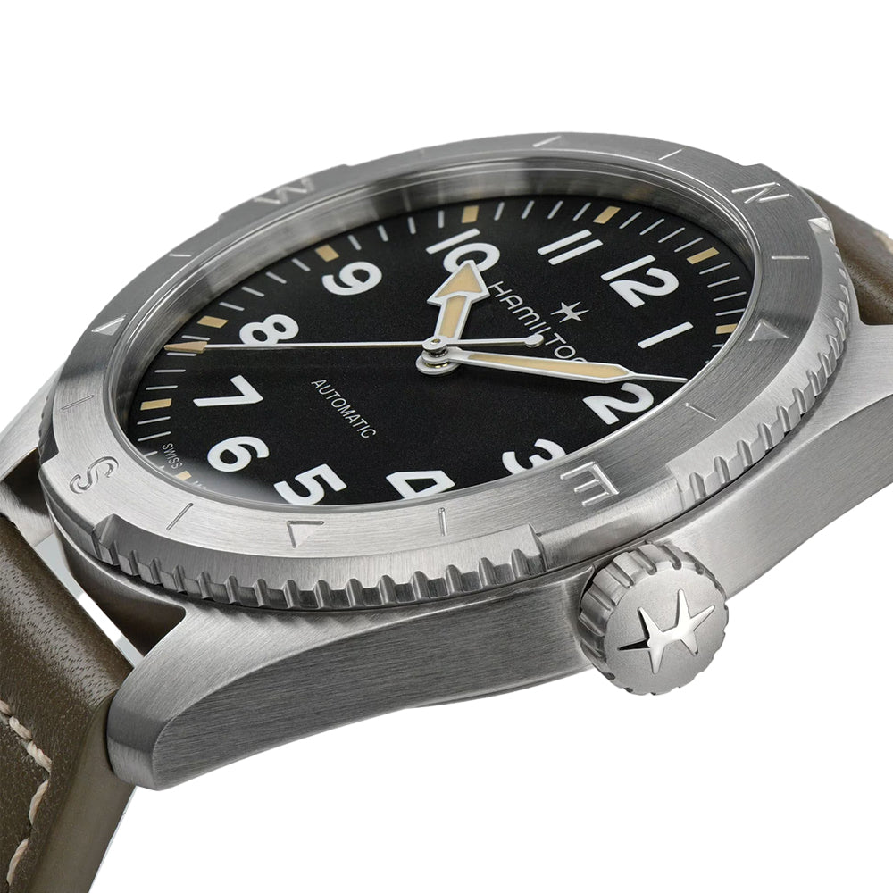 Khaki Expedition 41mm - Black on Strap