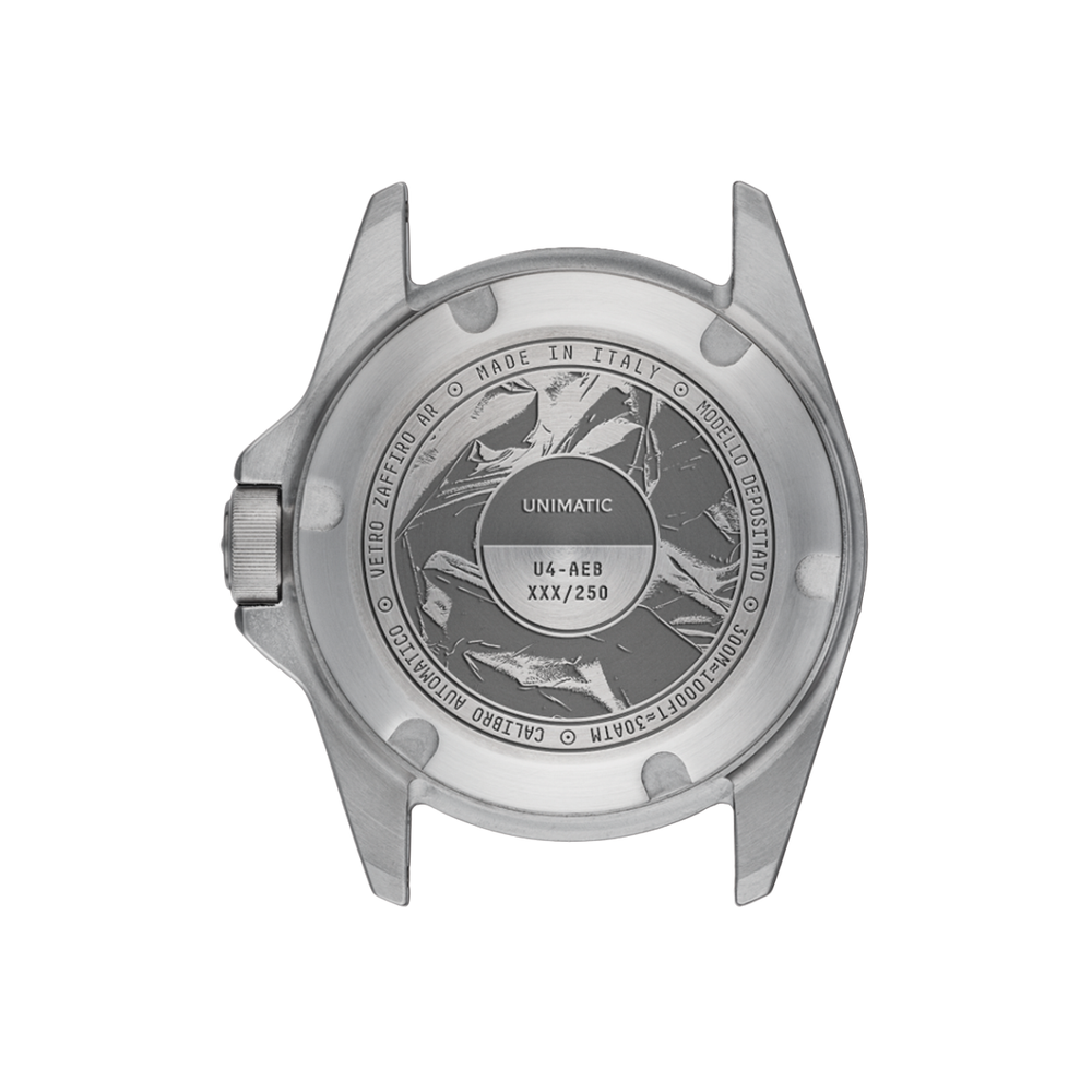 Modello Quattro U4-AEB Limited Edition 40mm - Black on Fabric Strap w/ Additional Fabric Strap