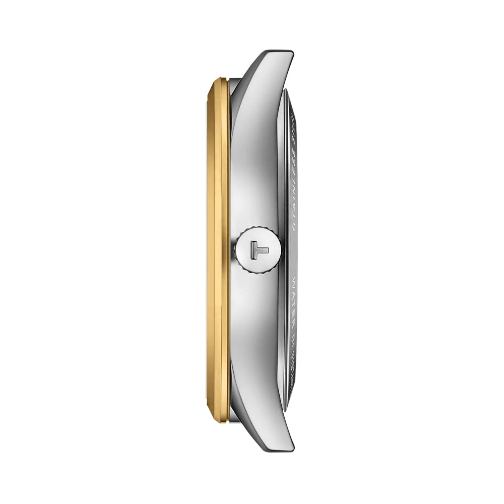 Classic Dream Two-Tone Yellow Gold PVD 40mm - Silver on Bracelet