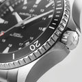 Khaki Navy Scuba Auto 40mm - Black on Bracelet