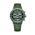 Freelancer Automatic Chronograph Ceramic Bezel 43.5mm - Green on Leather Strap
