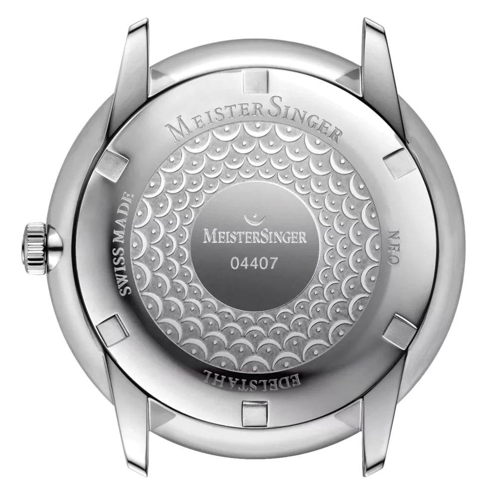 Neo Automatic 36mm - Ivory on Velour Leather Strap