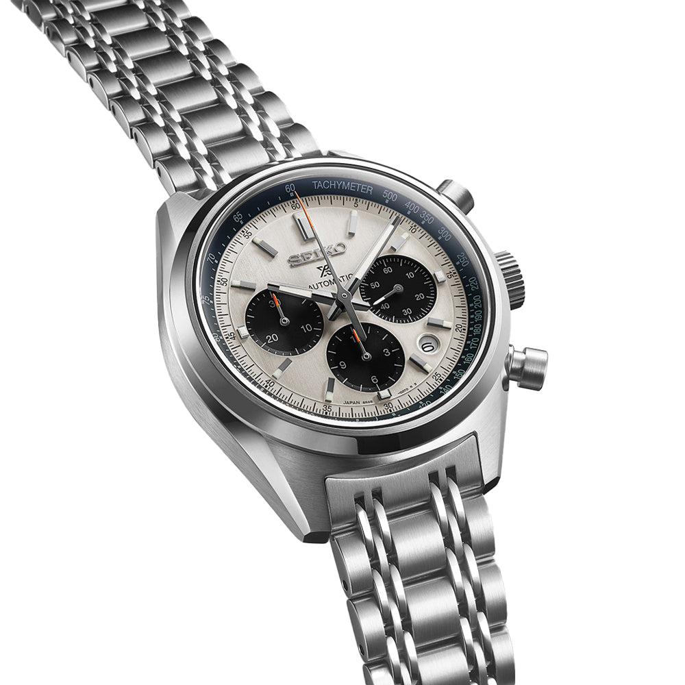 SRQ047 Prospex Chronograph 42mm - White on Bracelet
