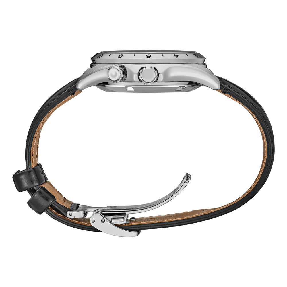 SPB379 Prospex Alpinist GMT 39.5mm - Black on Leather Strap