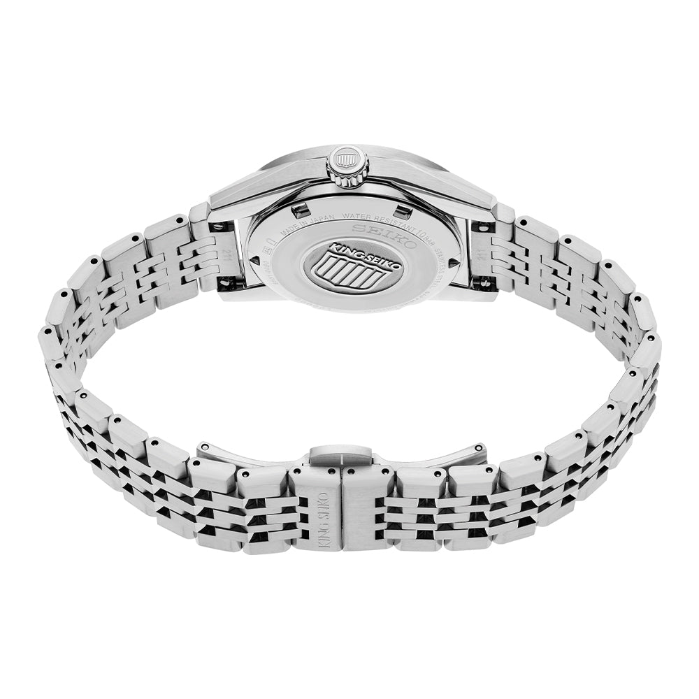 SJE083 140th Anniversary Limited Edition King Seiko 36.1mm - Teal on Leather Strap