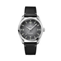 Seamaster Railmaster 38mm - Grey on Leather Strap