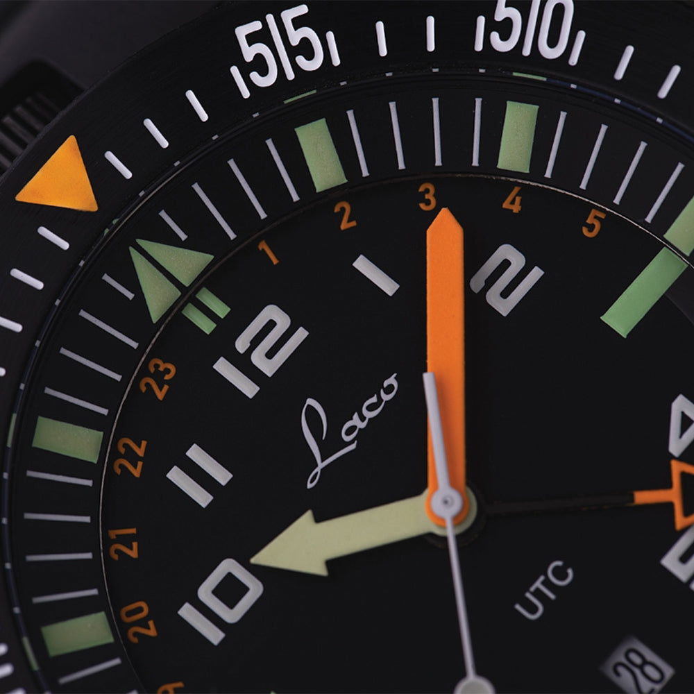 Squad Atacama UTC Quartz 46mm - Black on Rubber Strap