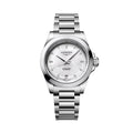 Conquest 34mm - White, Mother-of-Pearl w/ Diamonds on Bracelet