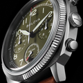 Military VWI Special Edition Quartz 42.5mm - Green on Leather Strap