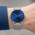 Naos Quartz Update 38mm - Blue on Bracelet