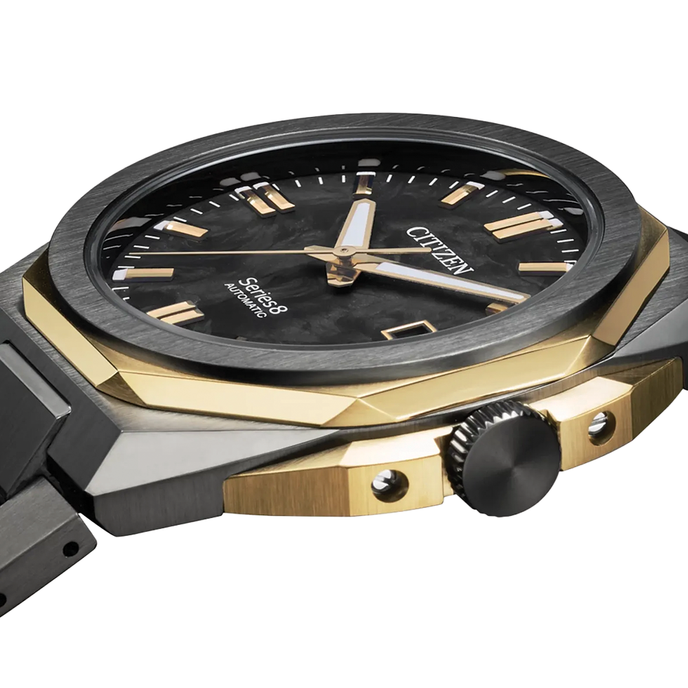 Series8 Automatic Two-Tone 39mm - Black on Bracelet