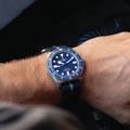 Pelagos FXD Titanium 42mm - Blue on Fabric Strap w/ Extra Rubber Strap