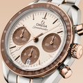 Speedmaster Chronograph Two-Tone 18K Sedna™ Gold and Steel 38mm - Ivory on Bracelet