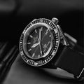 DS Super PH500M 43mm - Black on One-Piece Nylon Strap