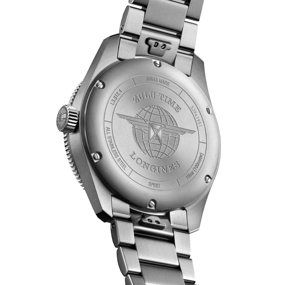 Spirit Zulu Time Blue Ceramic Bezel 42mm - Black on Bracelet