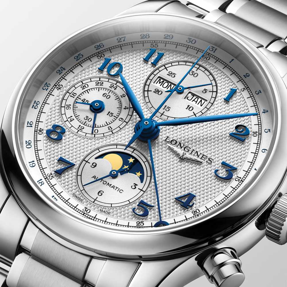 Master Chrono Moonphase 41mm - Silver on Bracelet