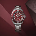 SRPL11 Prospex Samurai Diver 41.7mm - Red on Bracelet