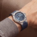 Riviera 10761 Limited Edition Baumatic Tideograph 43mm - Blue on Rubber Strap