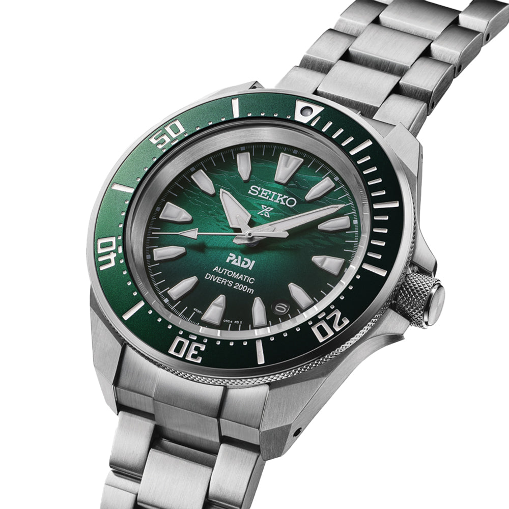SRPL53 Prospex Mechanical Diver’s PADI Edition 41.7mm - Green on Bracelet