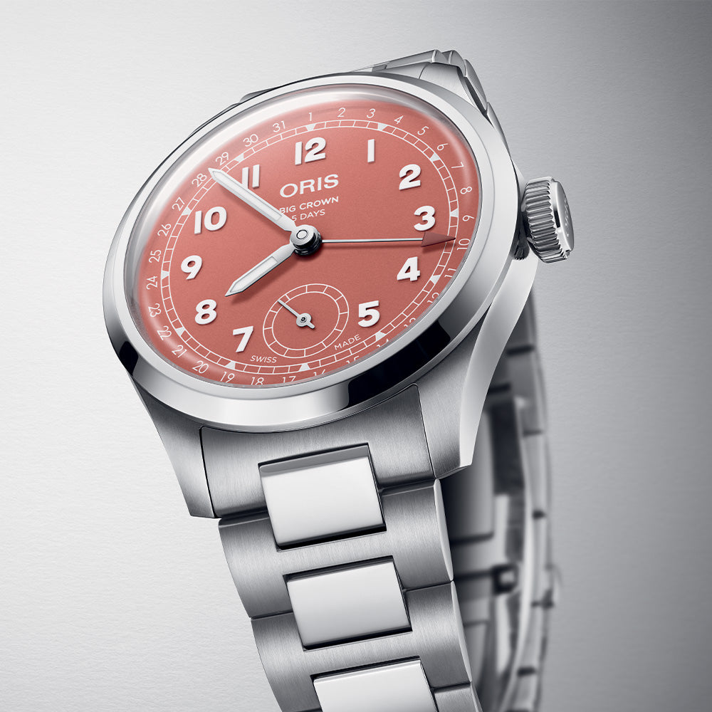 Big Crown Pointer Date Caliber 403 40mm - Terracotta Pink on Bracelet