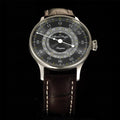 Pangaea Day Date Automatic 40mm - Grey on Brown Calf Leather