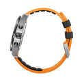 Swiss Army Chrono Quartz 42mm - Black on Black and Orange Rubber Strap