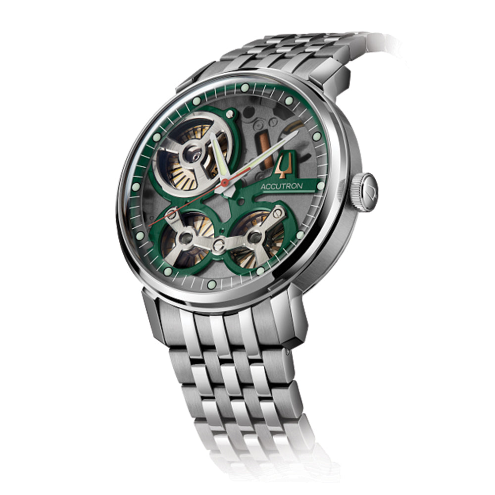 Spaceview 2020 43.5mm - Smoke Grey on Bracelet